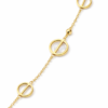 Gold stainless steel minimalist bracelet with zircon charm for women Pakistan